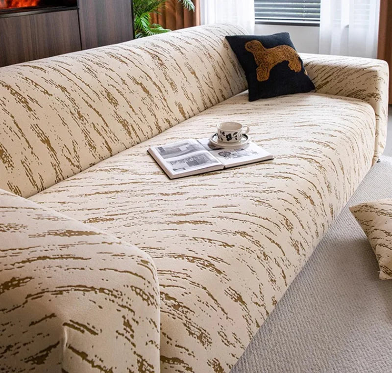 Housse De Canapé Velmon Beige | Housse Moderne