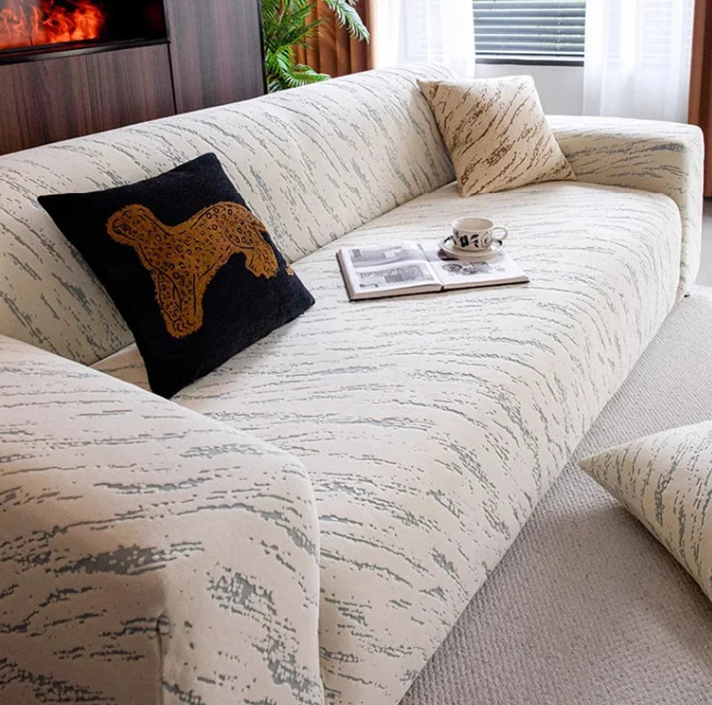 Housse De Canapé Velmon Gris Clair | Housse Moderne