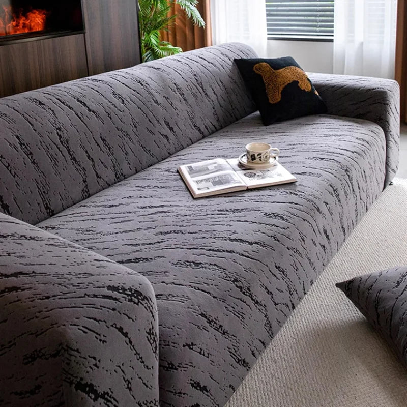 Housse De Canapé Velmon Gris | Housse Moderne
