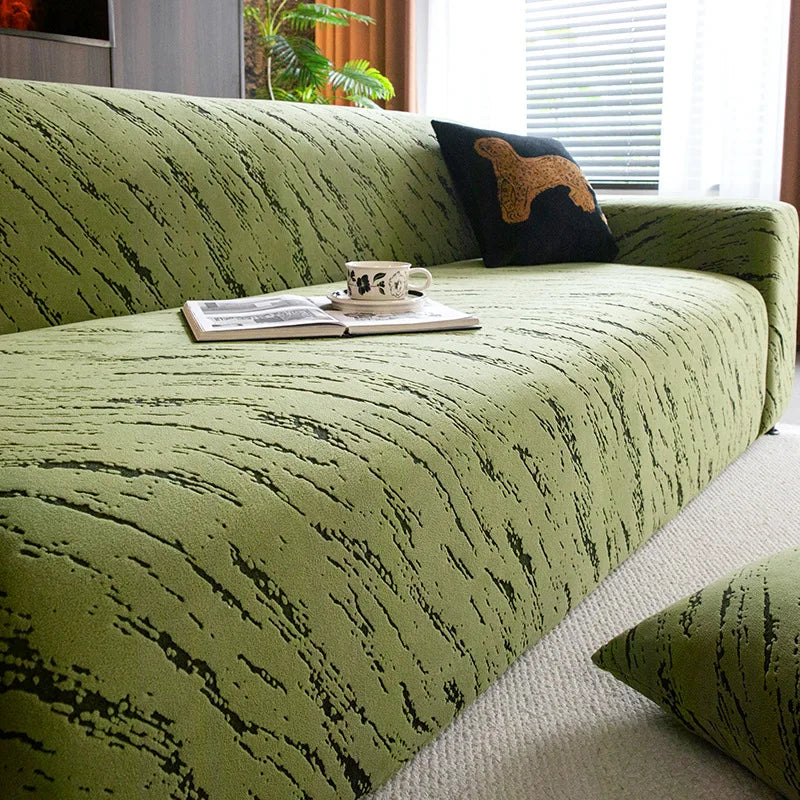 Housse De Canapé Velmon Vert | Housse Moderne