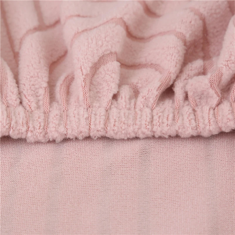 Housse de Chaise Opaline – Rose Extensible | Housse Moderne