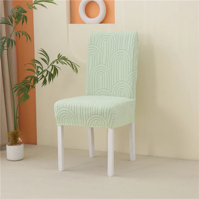 Housse de Chaise Opaline – Vert Pastel Extensible | Housse Moderne