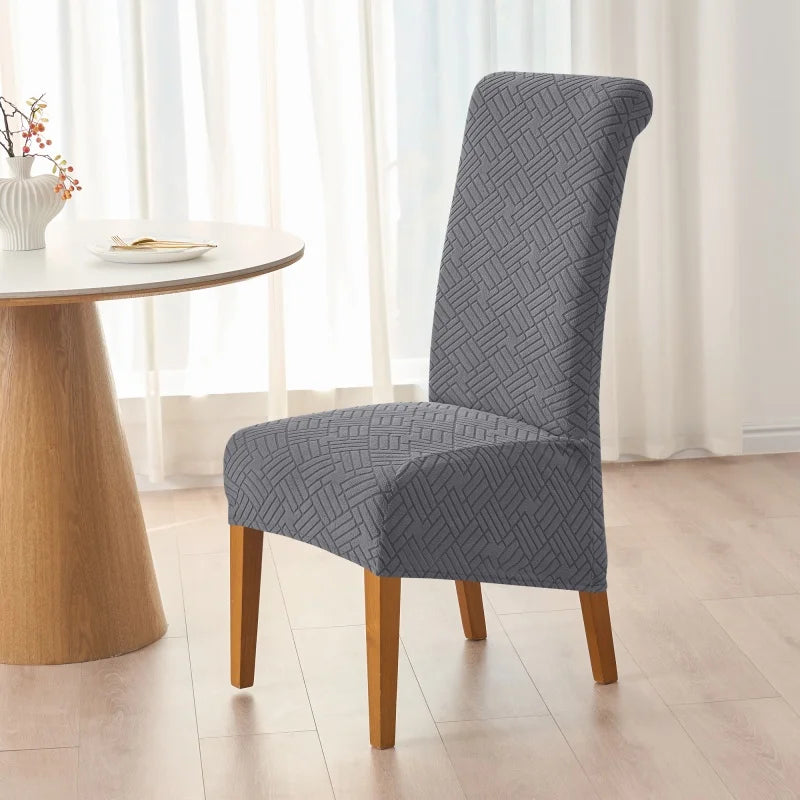 Housse de Chaise Riviera – Gris Anthracite Extensible | Housse Moderne