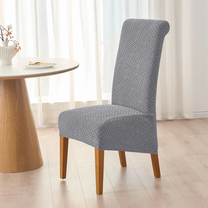 Housse de Chaise Riviera – Gris Extensible | Housse Moderne
