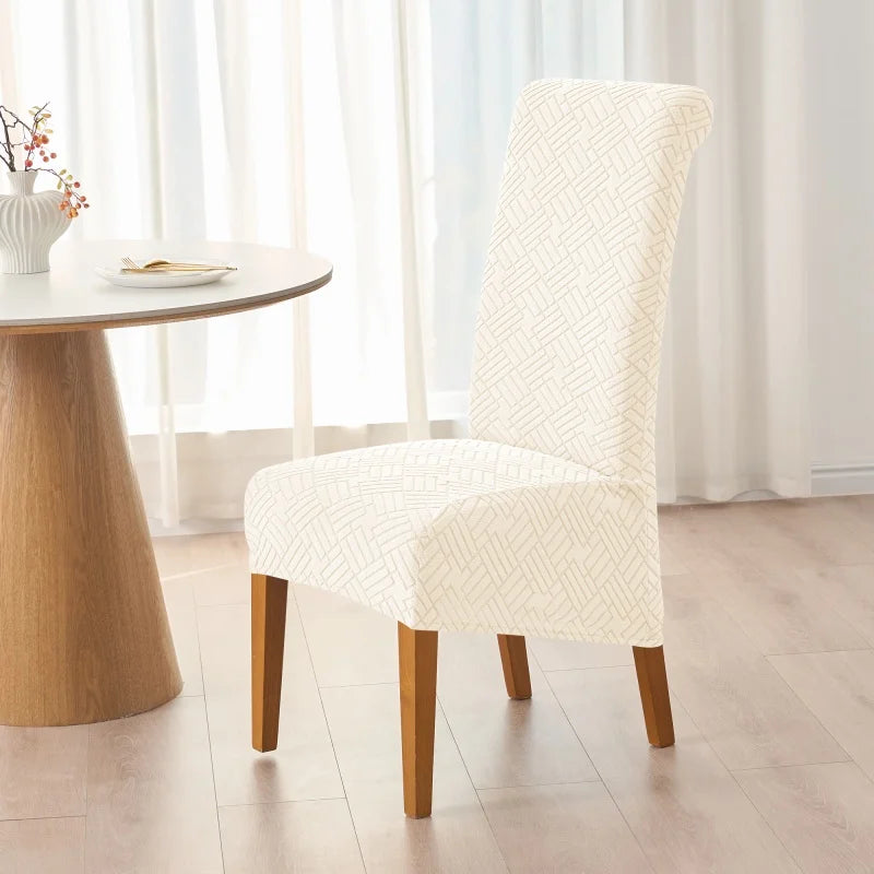 Housse de Chaise Riviera – Ivoire Extensible | Housse Moderne