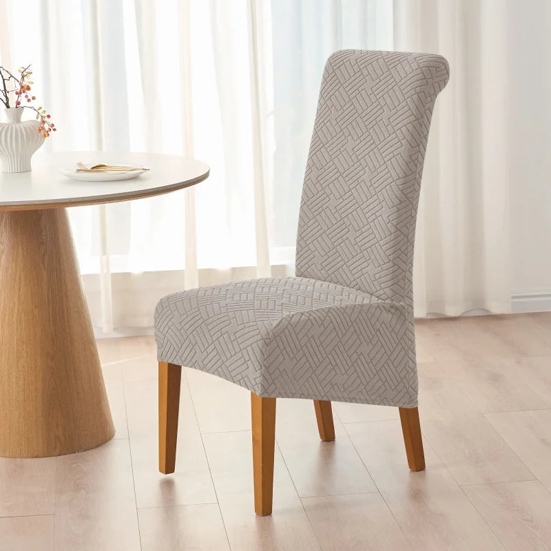 Housse de Chaise Riviera – Taupe Extensible | Housse Moderne