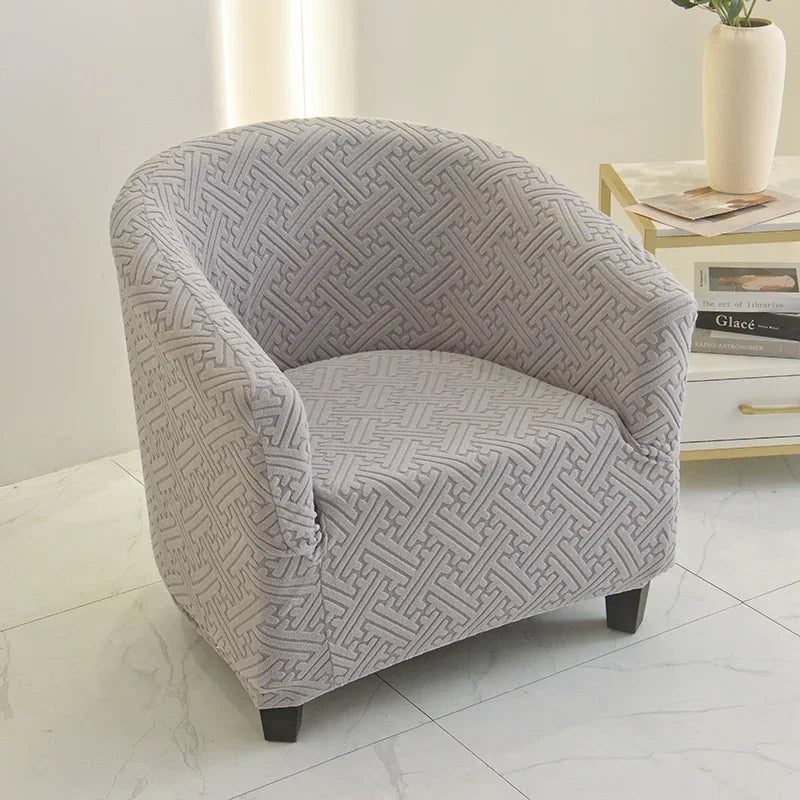 Housse De Fauteuil Cabriolet Helvon Gris Clair | Housse Moderne