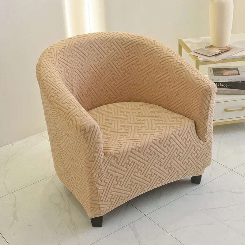 Housse De Fauteuil Cabriolet Helvon Marron Clair | Housse Moderne