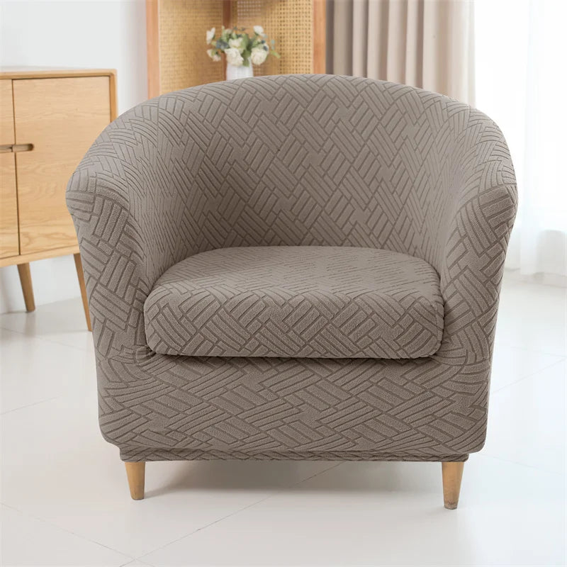Housse de Fauteuil Cabriolet Nolin Marron Clair | Housse Moderne