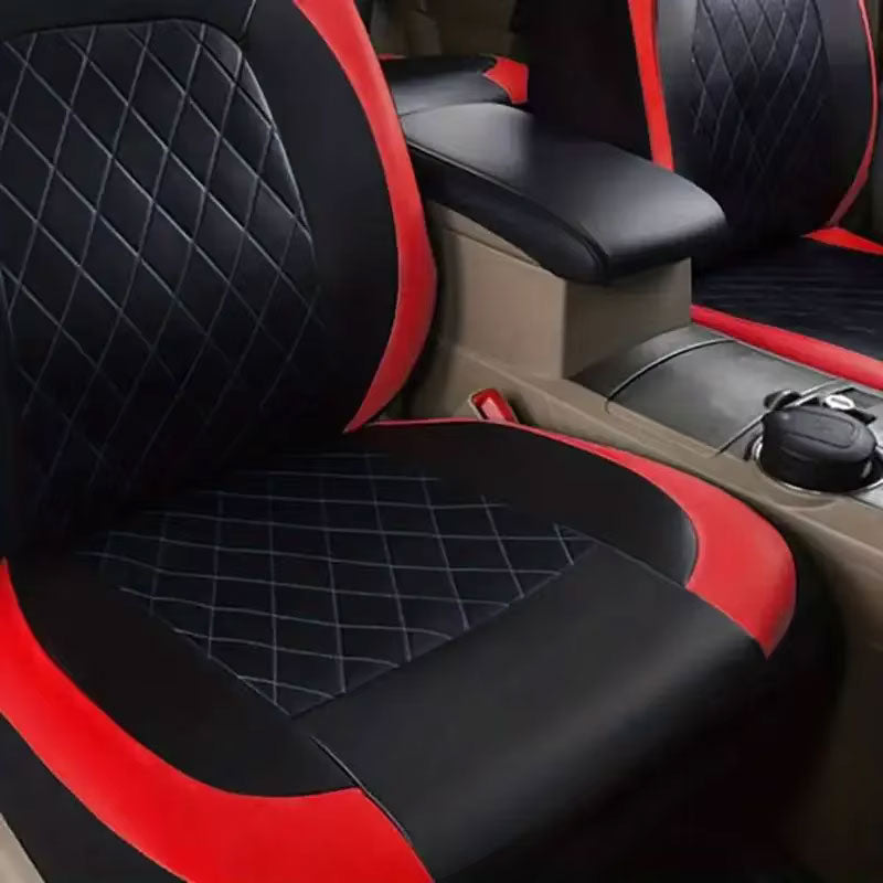 Housse de Protection Pour Siège de Voiture Noir et Rouge | Housse Moderne