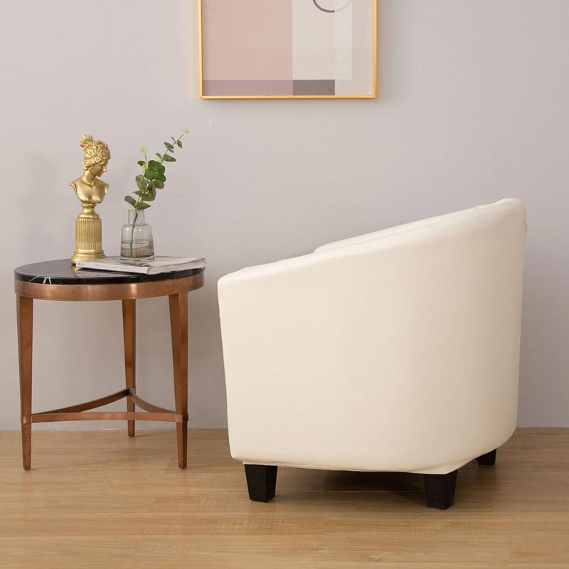 Hearda Housse Fauteuil 1 Place, Jacquard en Peluche Extensible Housse Hearda Housse Fauteuil 1 Place, Jacquard en Peluche Extensible Housse