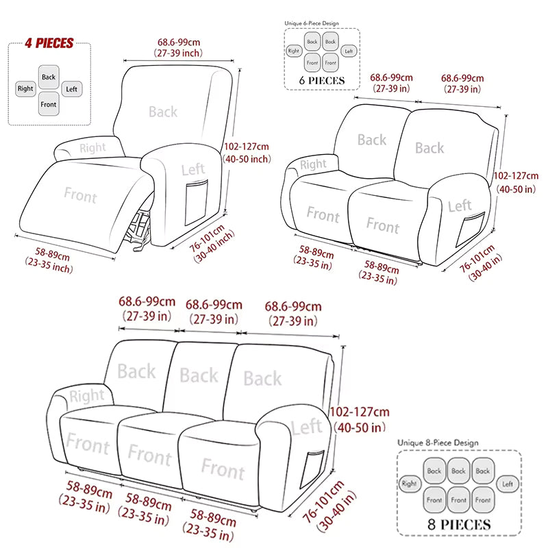 Housse Fauteuil Relax Extensible | Housse Moderne