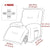 Housse Pour Fauteuil Relax Vellora Grise