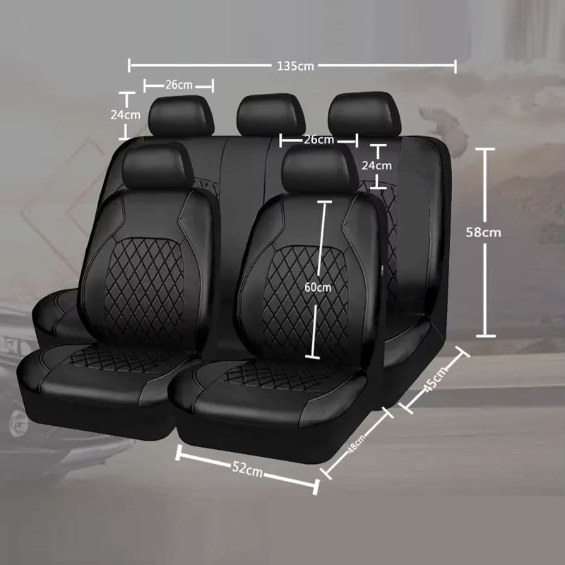 Housses de siège en cuir 2+1 fabriquées spécialement pour Volkswagen T4 Housses de siège en cuir 2+1 fabriquées spécialement pour Volkswagen T4