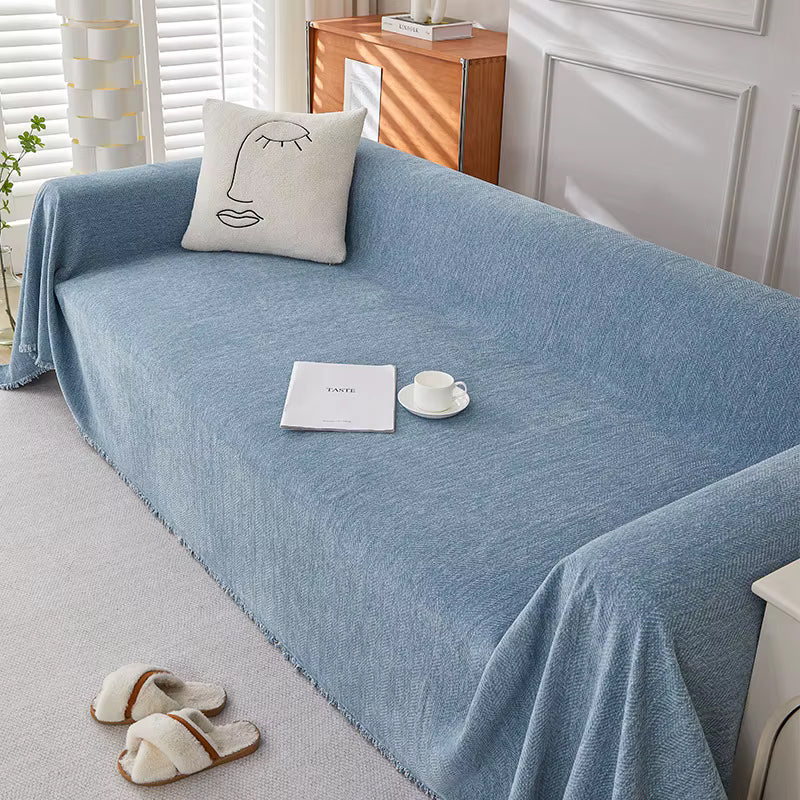 Jeté de Canapé Bleu | Housse Moderne