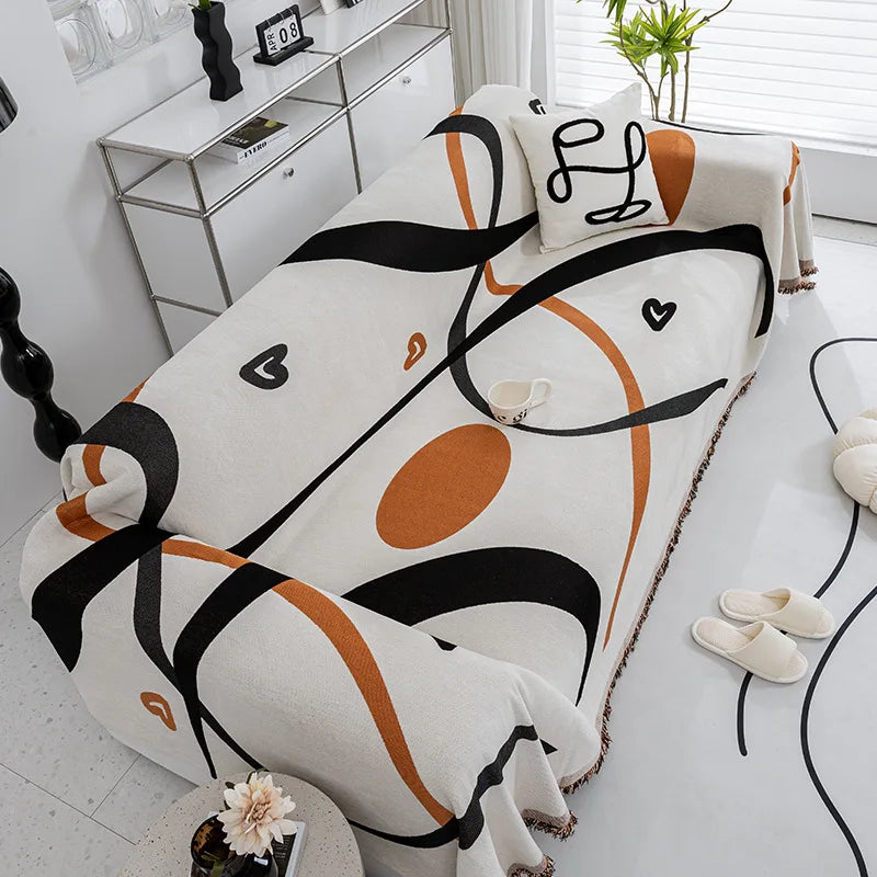 Jeté de Canapé D&#39;angle Grande Taille Miresta | Housse Moderne