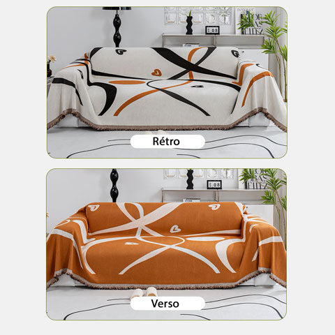 Jeté de Canapé D&#39;angle Grande Taille Miresta | Housse Moderne