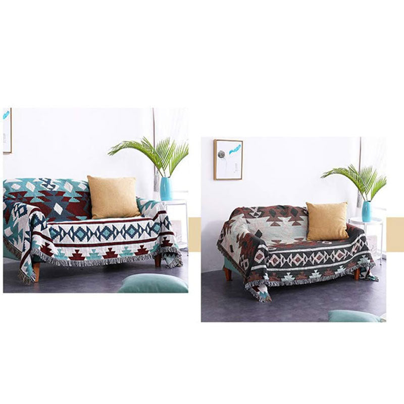 Jeté de Canapé Ethnique | Housse Moderne