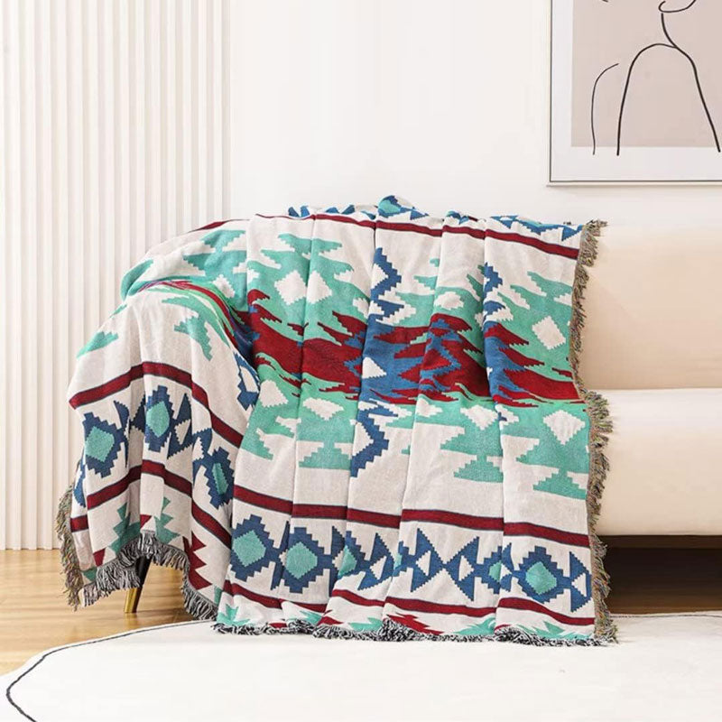 Jeté de Canapé Ethnique | Housse Moderne