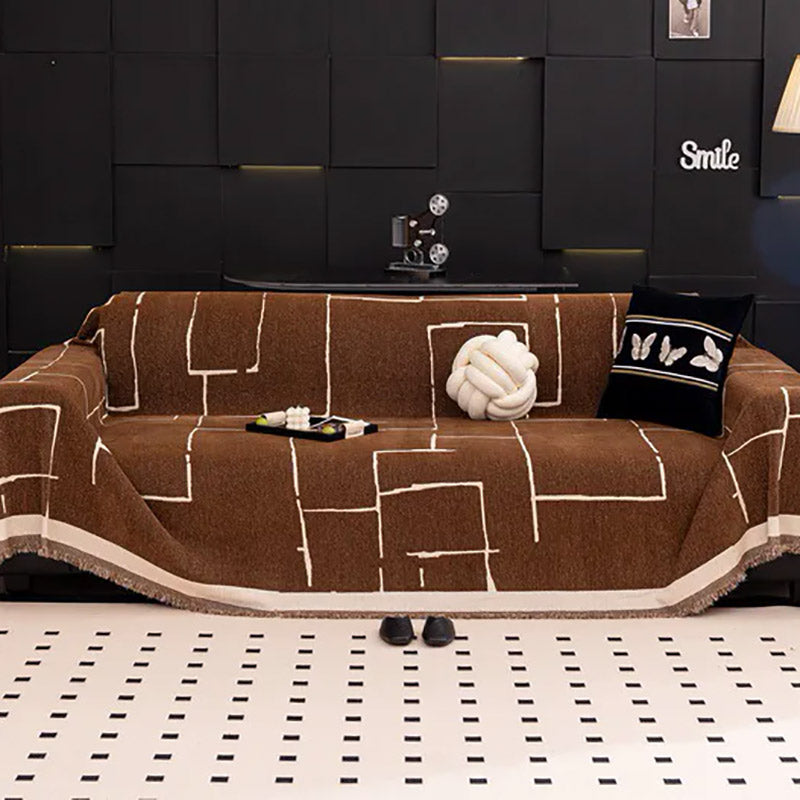 Jeté de Canapé Linova Marron