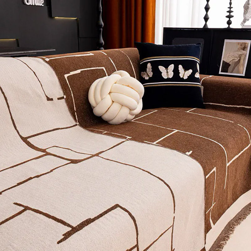 Jeté de Canapé Linova Marron