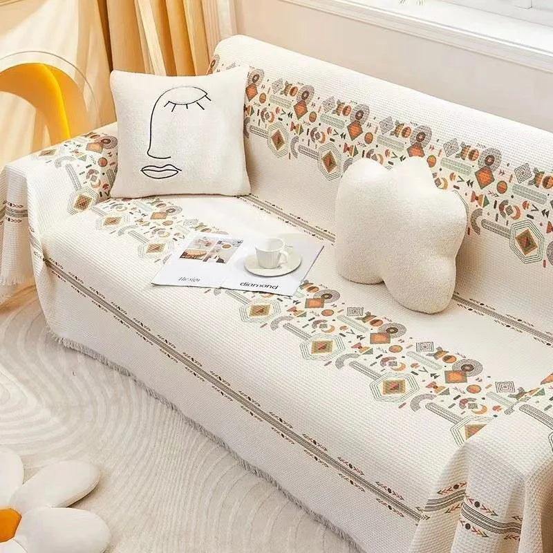 Jeté de Canapé Marrakis Bohème | Housse Moderne
