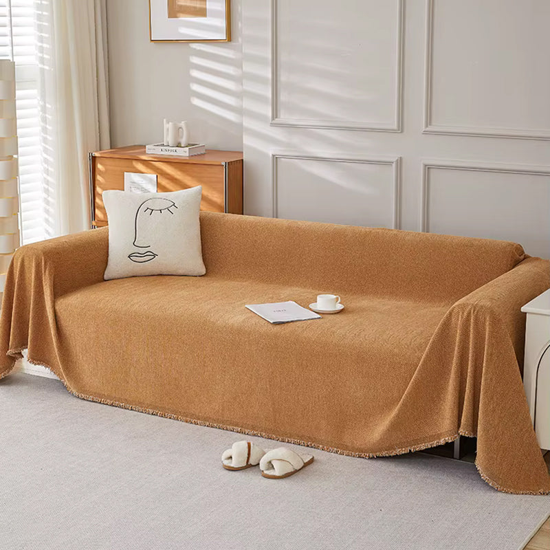 Jeté de Canapé Marron