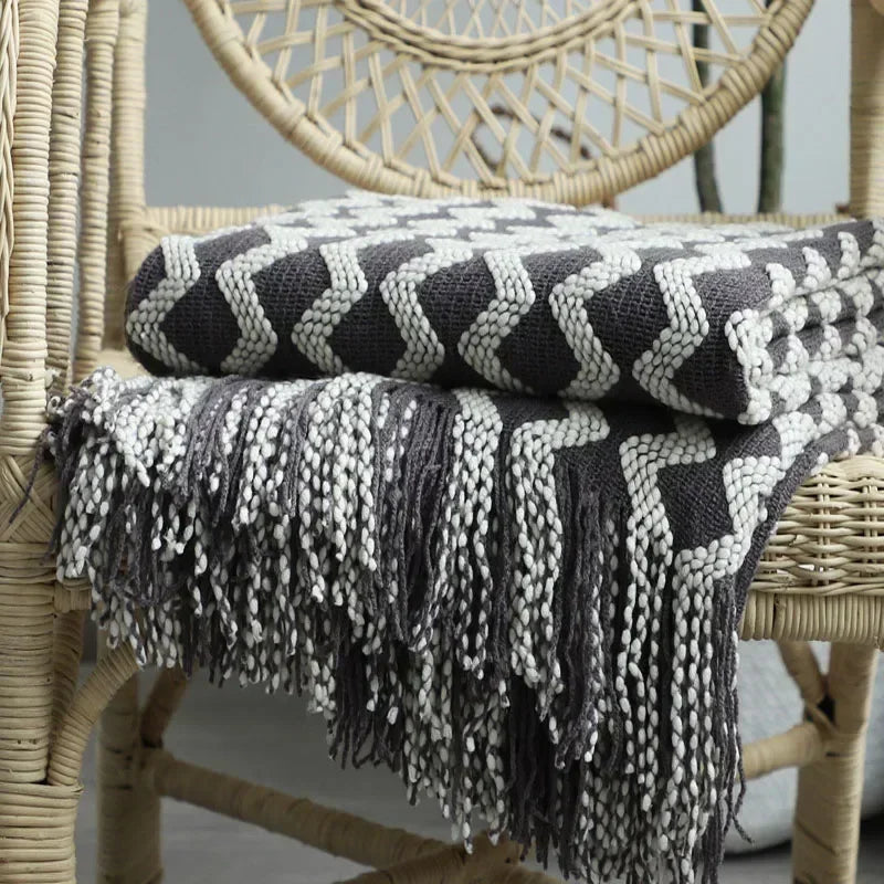 Plaid Canapé Gris | Housse Moderne