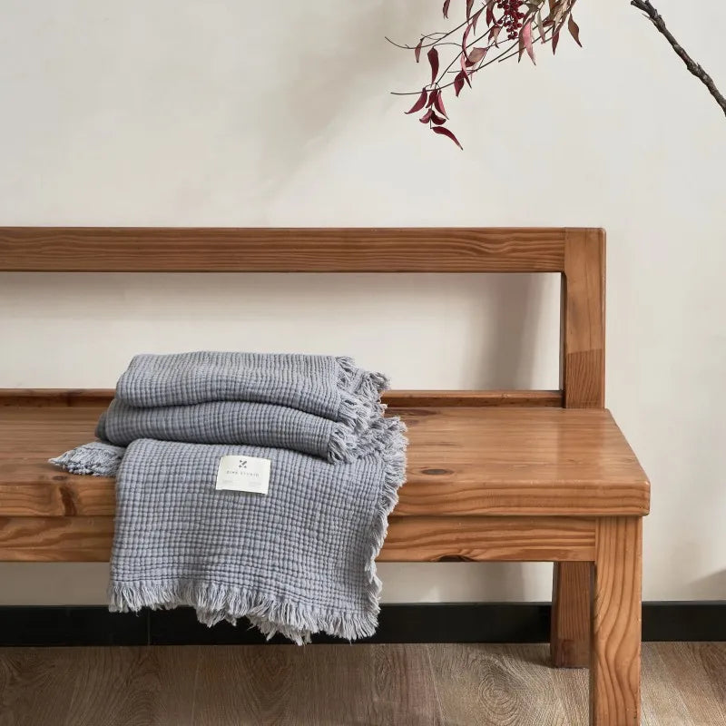 Plaid Gris Clair Pour Canapé | Housse Moderne