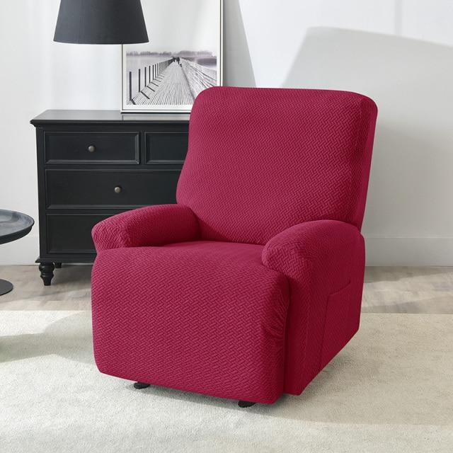 Housse Fauteuil Relax Ystyle Imperméable - Taille Grand 1 Place Café Clair