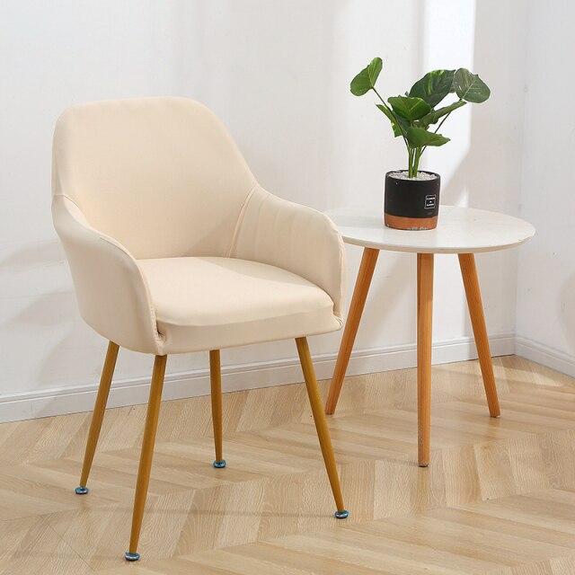 Housse de Chaise Design Scandinave Beige | Housse Moderne