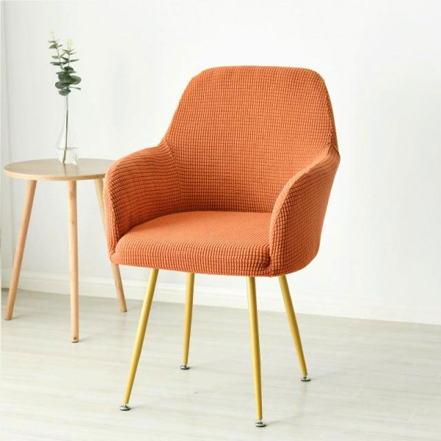 Housse de Chaise Scandinave Orange | Housse Moderne