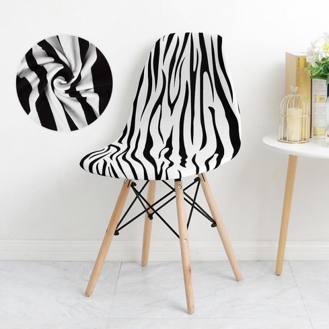 Housse de Chaise Scandinave Safari | Housse Moderne