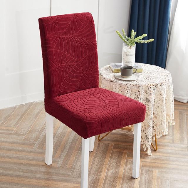 Housse de Chaise à Motifs Floraux Rouge | Housse Moderne