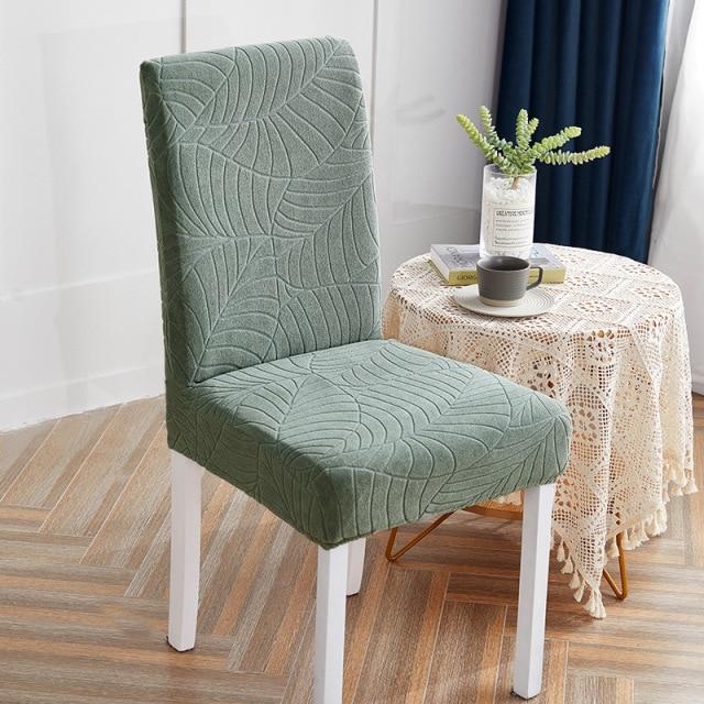 Housse de Chaise à Motifs Floraux Vert Amande | Housse Moderne