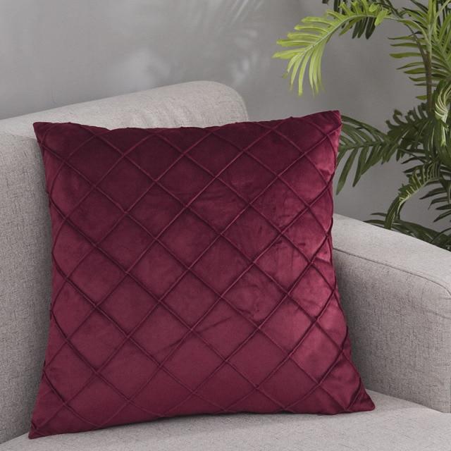 Housse de Coussin 30x50cm Jonson Bordeaux | Housse Moderne