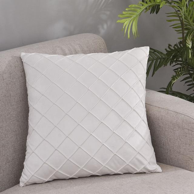Housse de Coussin 45x45cm Jonson Blanc | Housse Moderne