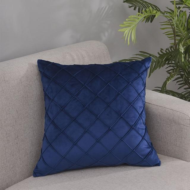 Housse de Coussin 45x45cm Jonson Bleu | Housse Moderne