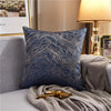 Housse de Coussin 45x45cm en Soie Bleu | Housse Moderne