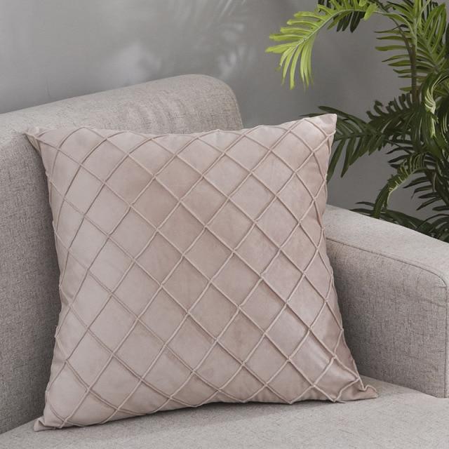 Housse de Coussin 50x50cm Jonson Beige | Housse Moderne