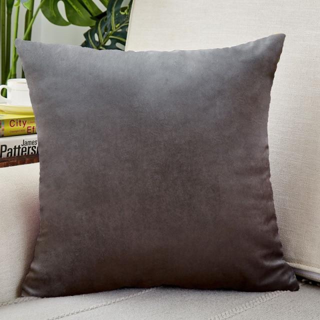 Housse de Coussin Velours 30x50cm Gris Anthracite | Housse Moderne