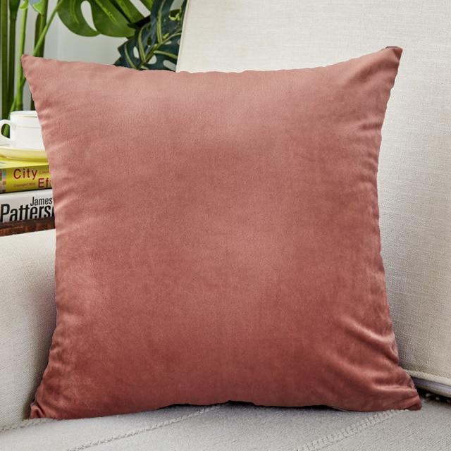 Housse de Coussin Velours 30x50cm Saumon | Housse Moderne