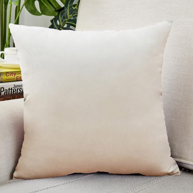 Housse de Coussin Velours 40x40cm Blanc | Housse Moderne