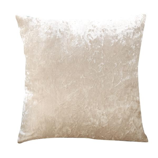 Housse de Coussin Velours de Glace 50x50cm | Housse Moderne