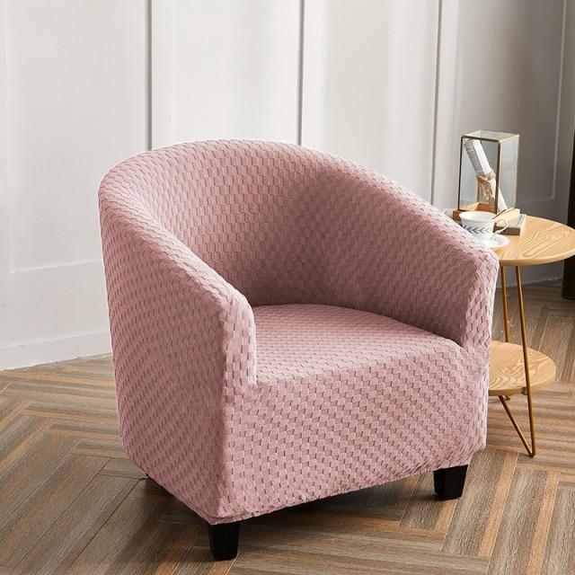 Housse de Fauteuil Cabriolet Damier Rose | Housse Moderne