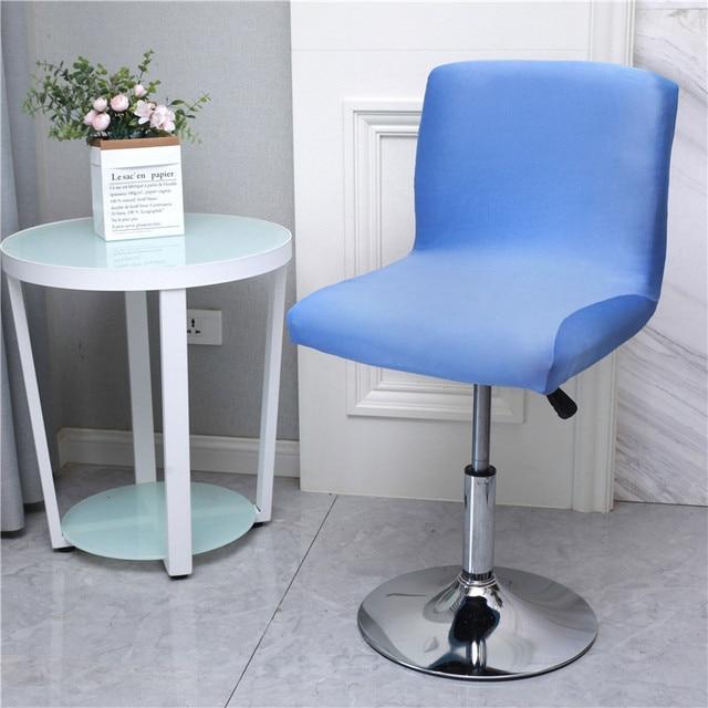 Housse De Tabouret De Bar Extensible - Lot De 4 - Tissu Polyester Stretch - Pour Tabouret Avec Dossier (assise 38-44 Cm, Dossier 25-30 Cm)