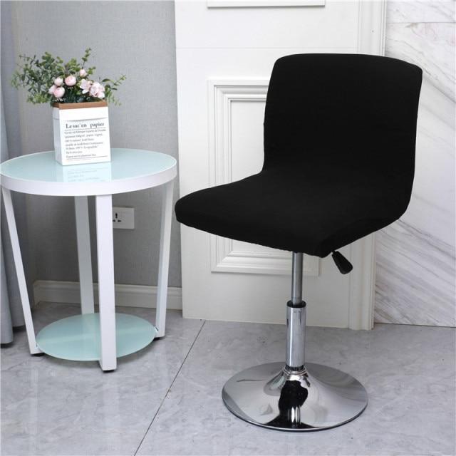 Housse pour Tabouret de Bar Noir | Housse Moderne