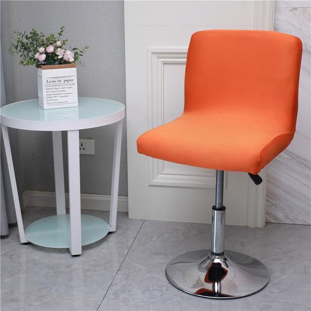 Housse pour Tabouret de Bar Orange | Housse Moderne