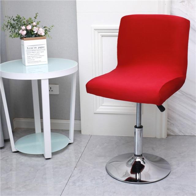 Housse pour Tabouret de Bar Rouge | Housse Moderne