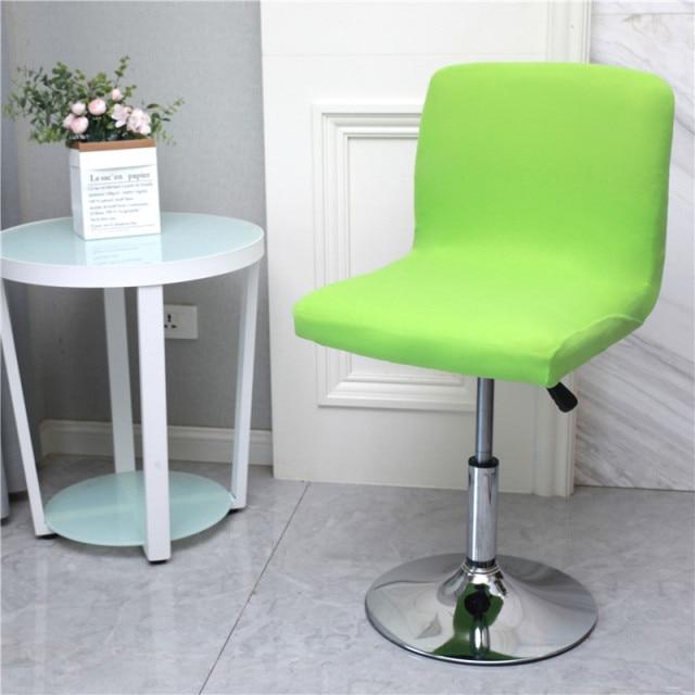 Housse pour Tabouret de Bar Vert Citron | Housse Moderne